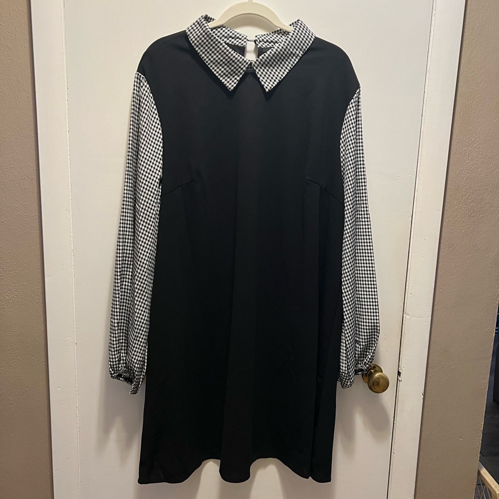 Stylish Black and White Dress